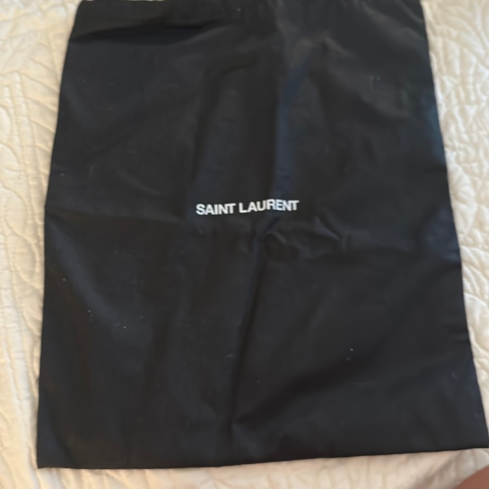 Small YSL / Saint Laurent garnet bag for clutch